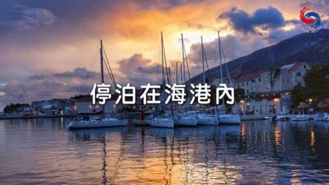 停泊在海港內
